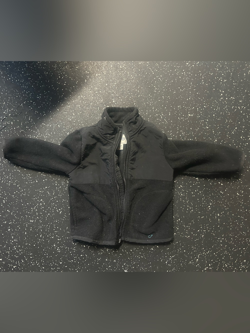 Place Kids Black Hooded Puffer Jacket